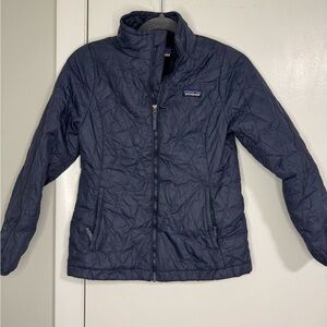 Patagonia Kids Dark Blue Quilted Jacket